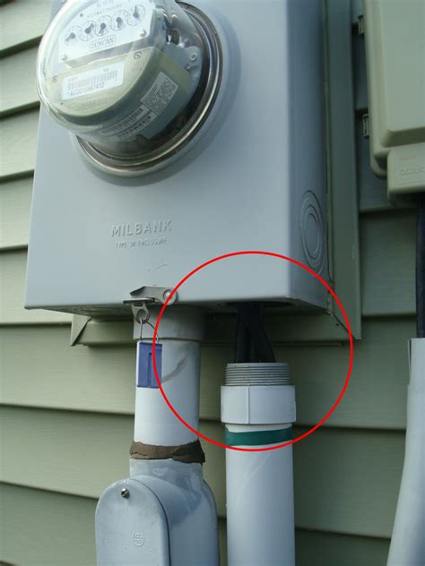 how to seal electrical meter box from outside|caulking outside meter base.